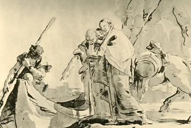 Voo para o Egito, antes de 1752, 1928