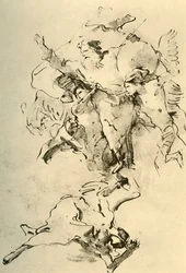 Deus Pai cercado por anjos, 1758-1759, 1928