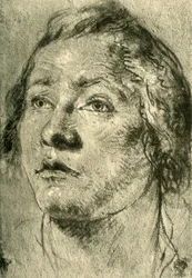 Cabeça de um jovem, meados do século XVIII, 1928