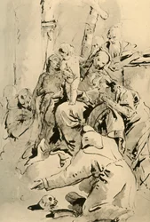 Madonna com os santos, meados do século XVIII, 1928