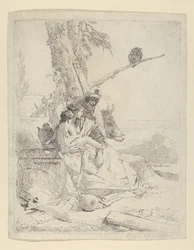 A Família do Camponês Oriental, do Scherzi, ca. 1740.