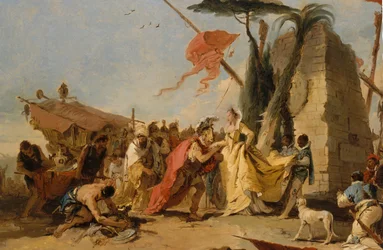 A Reunião de Antônio e Cleópatra, ca. 1745-47.