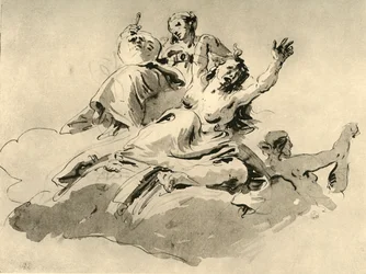 Três mulheres, meados do século XVIII, 1928