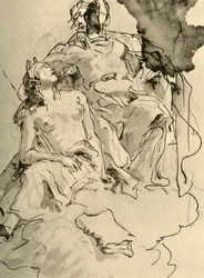 Duas mulheres, meados do século XVIII, 1928