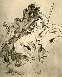 Duas Moças, meados do século XVIII, 1928