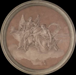 Virtude e Abundância, 1760 (afresco transferido para a tela)