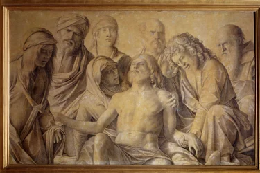 Lamentação sobre a morte de Cristo (Tempera