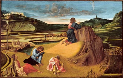 The Agony in the Garden, c.1465 (tempera no painel)