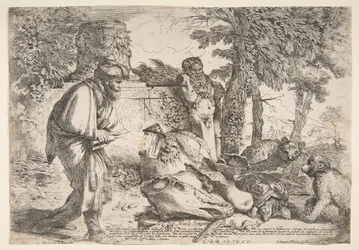 Diógenes à procura de um homem honesto, ca. 1645-47.