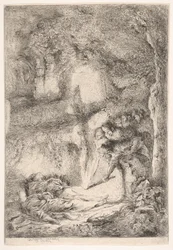 Encontrando os corpos de Santos Pedro e Paulo, ca. 1647-51.
