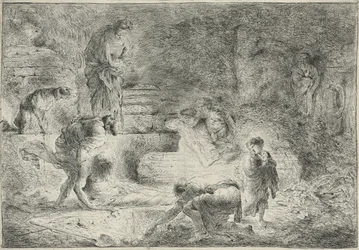 Tobit enterrando os mortos, c.1647-51