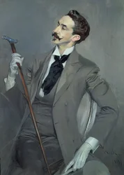 Conde Robert de Montesquiou (1855-1921) 1897 (óleo sobre tela)