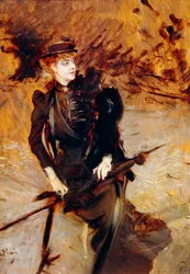 Retrato feminino, de Giovanni Boldini (1842-1931)