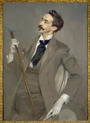 Conde Robert de Montesquiou (pintura sobre tela)