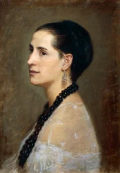Retrato de Adelaide Ristori de Giovanni Boldini (1842-1931), óleo sobre tela, 55x41 cm