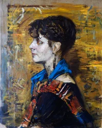 Retrato da mulher ou da mulher cigana