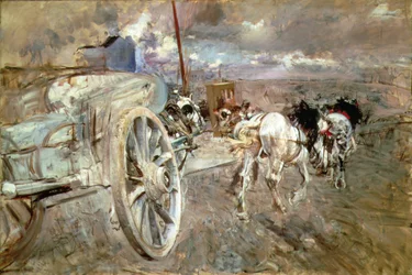O descarregador no Porte dAsieres, 1886-7