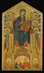 Madona da Santíssima Trindade, pintada por volta de 1260 para a Igreja da Trindade em Florença (pintura sobre madeira)