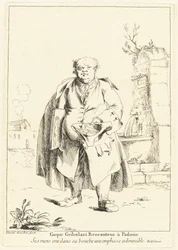 Gaspar Gribolari Brocanteur à Padoüe (Gaspar Gribolari, Revendedor de Segunda Mão em Pádua)