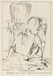 Le Perruquier fatigué (The Tired Wigmaker)