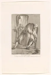 O Bebedouro de Café Mascarado e O Cansado Wigmaker
De vermoeide pruikenmaker
Le Perruquier (título sobre o objecto)
Divers Portraits (título da série)