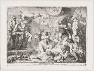 O sacrifício de Polyxena, 1776.