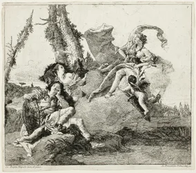 Armida encontra o Rinaldo adormecido