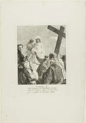 Cristo é despojado das suas vestes, lâmina dez da Via-Sacra