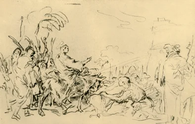 Entrada de Cristo em Jerusalém, c1759, 1928