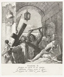 Cristo transporta a cruz