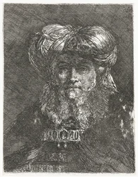 Homem com turbante grande
Colecção de cabeças (título da série)
Raccolta di Teste (título da série)