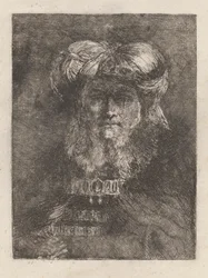 Velho à Maneira de Rembrandt, da Raccolta di Teste (Coleção de Cabeças)
