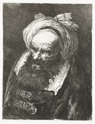 Homem velho com turbante
Colecção de cabeças (título da série)
Raccolta di Teste (título da série)