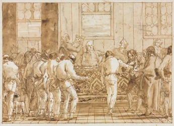 O julgamento, década de 1790.