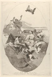 Vênus confiando Cupido ao Tempo, 1758-80.