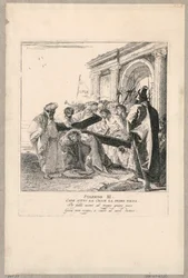 Via crucis - Estação III, ele cai sob a cruz pela primeira vez