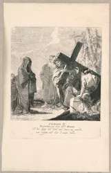 Via crucis - Estação IV, ele encontra sua mãe