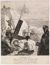 Via crucis - Estação IX. Jesus cai pela terceira vez