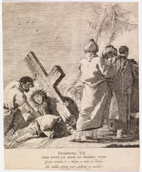 Via crucis - Estação VII. Jesus cai pela segunda vez