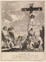 Via crucis - Estação XII. Jesus morre na cruz