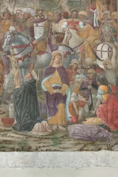 Milão, Refeitório do Cenacolo Vinciano, Donato Montorfano, Crucificação de Cristo