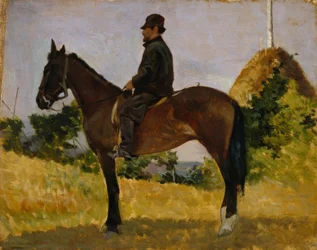 Diego Martelli a cavalo