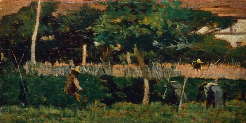 Os Jardineiros, de Giovanni Fattori