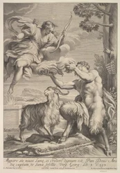 Pan frustrado por Diana, 1675-1741.