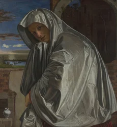 Maria Madalena a caminho do túmulo de Cristo. Cerca de 1535-40