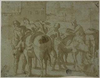 Muleteiros e Mulas