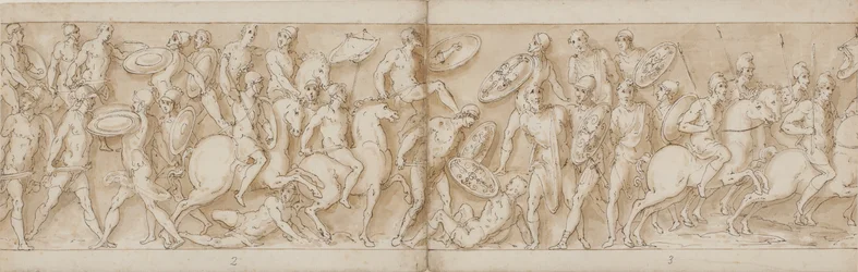 ataque romano (final de LXXVI); chefes bárbaros são feitos prisioneiros (LXXVII); partida para uma batalha com os sármatas (início de LXXVIII)