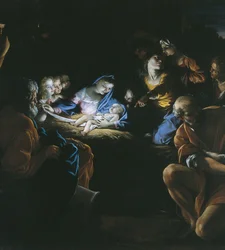 Adoração dos Pastores (óleo sobre tela)