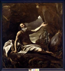 Elias alimentado pelo corvo (óleo sobre tela)