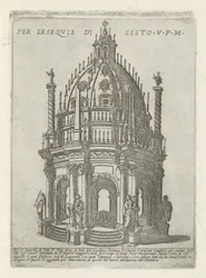 Grafmonument voor paus Sixtus V
Per l